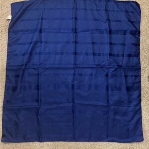 Berkshire Silken Polyester Scarf in Deep Navy